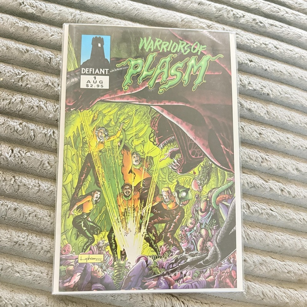 Warriors Of Plasm Defiant Comics #1 1993 Lapham Modern Age Sci-Fi Comic Book